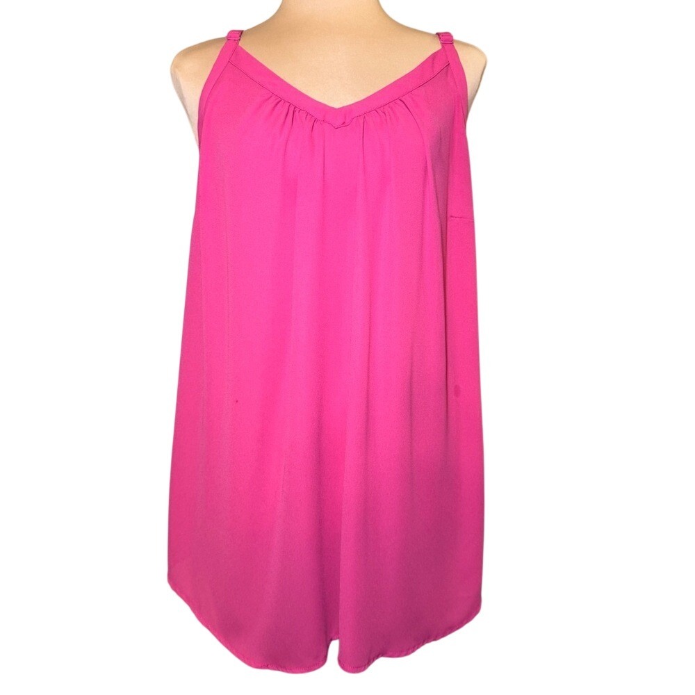 Torrid Hot Pink Tank‎ Top Blouse Size 0